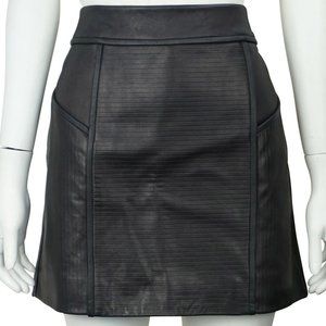 Sass and Bide black leather skirt